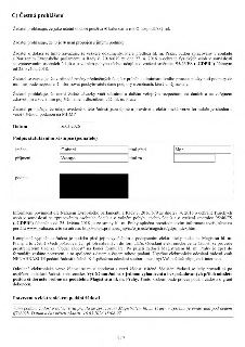 Čestné prohlášení žadatele o dotaci. Žadatel používá kalendářní rok, není propojen s jinými podniky. Závazek ke zpracování osobních údajů dle GDPR, pravdivost…