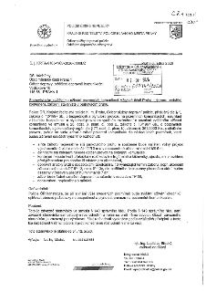 POLICIE ČESKÉ REPUBLIKY, KRAJSKÉ ŘEDITELSTVÍ POLICIE HLAVNÍHO MĚSTA PRAHY, Odbor služby dopravní policie, Oddělení dopravního inženýrství. Č. j. KRPA-9188-1/ČJ…