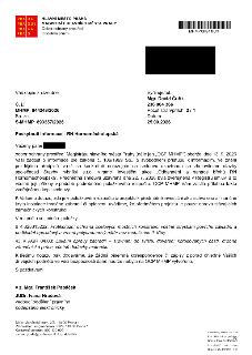 HLAVNÍ MĚSTO PRAHA, MAGISTRÁT HLAVNÍHO MĚSTA PRAHY, Odbor ochrany prostředí, Oddělení právní. Č. j.: MHMP 944248/2026, Sp. zn.: S-MHMP 893357/2026. Vyřizuje/te…