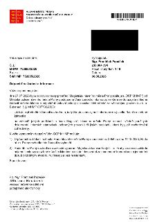Úřední dopis Magistrátu hlavního města Prahy, Odbor ochrany prostředí, Oddělení právní. Č. j.: MHMP 768680/2026, Sp. zn.: S-MHMP 75085/2026, datum 06.08.2026.…
