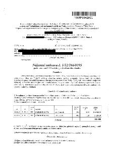 Nájemní smlouva č. 1/12/366/0195 mezi pronajímatelem Hlavní město Praha (zastoupené Technickou správou komunikací hl. m. Prahy) a nájemcem CETS, s.r.o. Předmět…