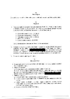 III. Doba nájmu: Tato smlouva se uzavírá na dobu určitou, a to na 165 dnů, v termínu od 19.4. do 30.9. 2026.

IV. Nájemné: 1. Výše nájmu se sjednává v souladu…