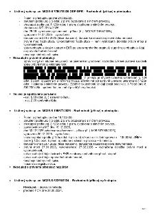 Dokument obsahuje přehled tří listinných spisů týkajících se rozhodnutí (příkazů) o přestupcích:

1. Spis sp. zn. MC05-S 77807/2025 ODP-DPR:
- Řízení o přestup…