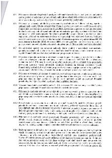 Strana 3 smlouvy o poskytnutí finančních prostředků (dotace) obsahující body 4.5 až 4.14. Klíčové informace: 
- 4.5: Zákaz převodu prostředků na jiné osoby kro…