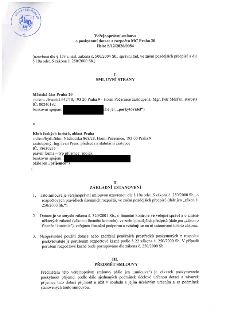 Veřejnoprávní smlouva o poskytnutí dotace z rozpočtu MČ Praha 20, číslo: S/12/2026/0084. Smluvní strany: Poskytovatel - Městská část Praha 20, sídlo Jívanská 6…