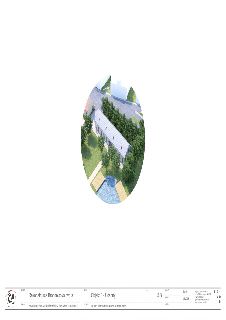 Vizualizace projektu 'Rekonstrukce Brandejsova dvora', konkrétně 'Objekt B - Učebny'. Investor: Hlavní město Praha, Mariánské náměstí 2/2, Staré Město, 11000 P…