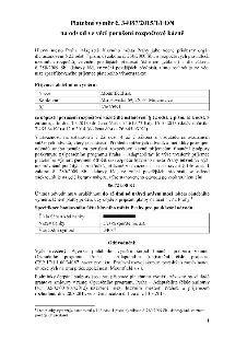 Platební výměr č. 34087/2015/1/FON na odvod ve věci porušení rozpočtové kázně. Vydavatel: Hlavní město Praha, Magistrát hlavního města Prahy. Příjemce: Mountfi…