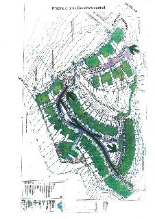 Situační plán výstavby (příloha č. 2 k důvodové zprávě). Mapa zobrazuje uliční síť a rozmístění budov v lokalitě. Čitelné názvy ulic: Plachého, Lerausova, Váso…