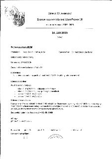 ZÁPIS Z 27. ZASEDÁNÍ ZASTUPITELSTVA MĚSTSKÉ ČÁSTI PRAHA 18 VE VOLEBNÍM OBDOBÍ 2022 - 2026. 14. ZÁŘÍ 2026 (výpis). Změna rozpočtu č. 42/26. Předkládá: Mgr. Zden…