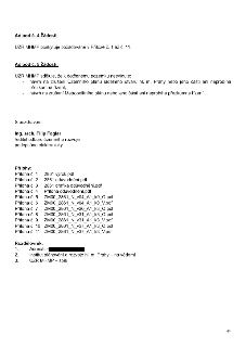 Úřední sdělení UZR MHMP (Útvar rozvoje hlavního města Prahy). Ad bod č. 4 Žádosti: UZR MHMP poskytuje požadované v Příloze č. 1 až 11. Ad bod č. 5 Žádosti: UZR…