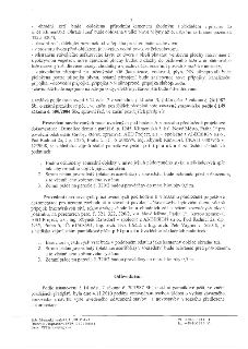 Strana 3 úředního dokumentu týkajícího se stavebních úprav a demolice v Praze 1. Obsahuje technické podmínky pro úpravy (obklad zdi, povrchy, inženýrské sítě)…