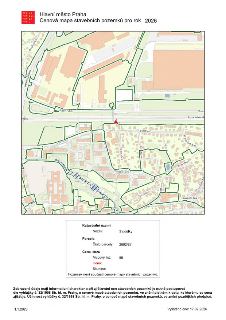 Výpis z cenové mapy stavebních pozemků pro rok 2026, Hlavní město Praha. Mapa zobrazuje oblast v katastrálním území Stodůlky. Informace o parcele: Název katast…