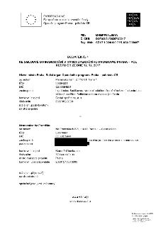 Dodatek č. 4 ke smlouvě o financování v rámci Operačního programu Praha – pól růstu ČR ze dne 12. 12. 2017. PID: MHMPP04LJM1A, Č. CES: DOT/02/04/003071/2017, R…