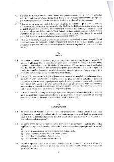 Text smlouvy obsahující body 4.2 až 6.3. Body 4.2-4.4 se týkají povinností příjemce (prezentace, označení logem, umístění na určených plochách). Článek V. (San…