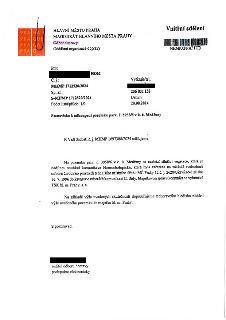 Vnitřní sdělení Magistrátu hlavního města Prahy, odboru dopravy, ze dne 20.08.2024 (č. j. MHMP 1712520/2024, sp. zn. S-MHMP 1712520/2024). Předmětem je stanovi…