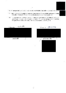Závěrečná ustanovení smlouvy: 7.6 Smlouva je vyhotovena ve dvou stejnopisech. 7.7 Smluvní strany potvrzují svobodnou vůli při uzavření smlouvy. 7.8 Poskytovate…