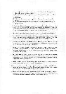 Textová část smlouvy o poskytnutí dotace obsahující body 4 až 12: 4. V případě výpovědi před proplacením dotace nárok nevzniká, po proplacení je příjemce povin…