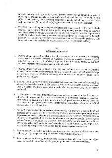 Textová část smlouvy (strana 7), obsahující závěrečná ustanovení (článek VI). Body zahrnují: 1. Souhlas se zveřejněním smlouvy dle zákona č. 106/1999 Sb. 2. So…