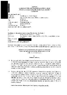 Smlouva o poskytnutí účelových finančních prostředků v rámci „Dotace na ochranu kulturního dědictví pro rok 2026“, č. 2026/0187. Poskytovatel: Městská část Pra…