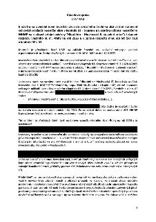 Důvodová zpráva (R-54425) k návrhu na zavedení nové investiční akce do centrálního číselníku akcí včetně stanovení celkových nákladů investiční akce v kapitole…