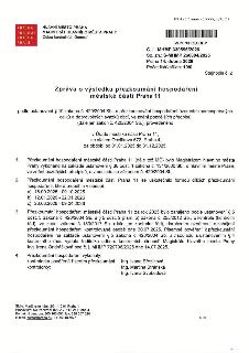 Zpráva o výsledku přezkoumání hospodaření městské části Praha 11 za období od 01.01.2025 do 31.12.2025. Dokument vydal Magistrát hlavního města Prahy, Odbor ko…