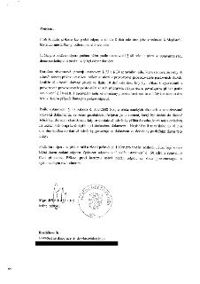 Poučení k příkazu: Proti tomuto příkazu lze podat odpor do 8 dnů ode dne jeho oznámení k Magistrátu hlavního města Prahy, odboru památkové péče. Lhůta pro podá…