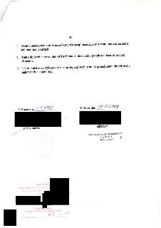 Závěrečná ustanovení smlouvy (článek II.): 1. Ostatní ustanovení zmíněné smlouvy zůstávají beze změny a tento dodatek se stává její nedílnou součástí. 2. Tento…