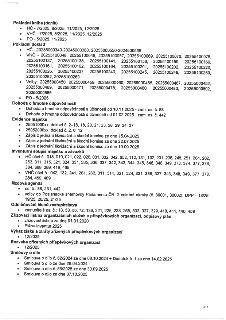 Seznam dokumentů: Pokladní kniha (deník): HČ 7, 8, 11, 12/2025; VHČ 7, 8, 11, 12/2025; PO 5, 11/2025. Pokladní doklad: HČ 20255000340-20255000380, 20255000550-…