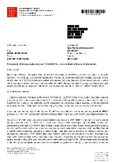 Úřední dopis Magistrátu hlavního města Prahy (MHMP) ze dne 8. 7. 2026, č. j. MHMP 697004/2026, sp. zn. S-MHMP 616074/2026. Předmětem je poskytnutí informace po…