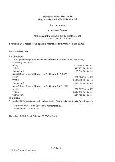 Usnesení Rady městské části Praha 14 č. 474/RMČ/2026 ze dne 26.08.2026 k návrhu na 16. rozpočtové opatření městské části Praha 14 na rok 2026. Rada schvaluje 1…
