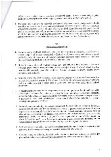 Text dokumentu obsahující závěrečná ustanovení smlouvy o poskytnutí dotace. Části textu: 4. Ukončení smlouvy a povinnosti příjemce. VI. Závěrečná ustanovení: 1…