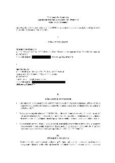 Veřejnoprávní smlouva o poskytnutí dotace z rozpočtu MČ Praha 20, číslo: S/12/2026/0068. Smluvní strany: Poskytovatel: Městská část Praha 20, sídlo: Jívanská 6…