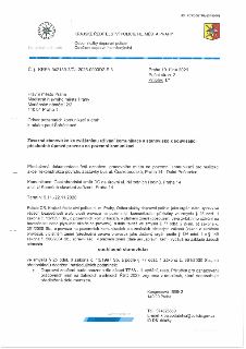KRAJSKÉ ŘEDITELSTVÍ POLICIE HL. MĚSTA PRAHY, Odbor služby dopravní policie, Oddělení dopravního inženýrství. Č. j. KRPA-342139-2/ČJ-2026-0000DŽ-S, Praha 19. ří…