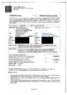 OBJEDNÁVKA č. CES: OBJ/SLU/01/03/00144/2023. Datum vystavení: 12.04.2023. Objednatel: Hlavní město Praha, zastoupené Ing. Lukášem Stránským, pověřeným řízením…