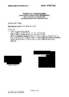 Usnesení z 25. veřejného zasedání Zastupitelstva městské části Praha-Nebušice, konaného dne 20.04.2026. Usnesení č. 25/10/2026: Zastupitelstvo městské části Pr…