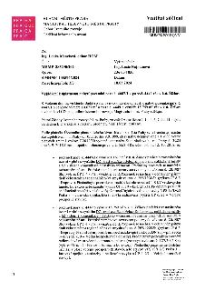 Vnitřní sdělení Magistrátu hlavního města Prahy, odboru územního rozvoje, ze dne 18.03.2024 (č.j. MHMP 383290/2024). Předmětem je vyjádření k úplatnému nabytí…