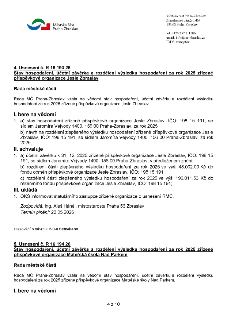 Dokument Městské části Praha-Zbraslav obsahující dvě usnesení Rady MČ:

1. Usnesení č. R 16 193 26: Stav hospodaření, účetní závěrka a rozdělení výsledku hospo…