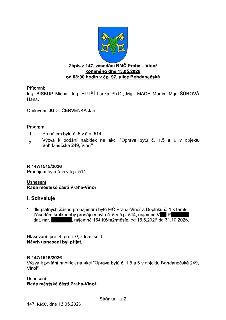 Zápis z 147. zasedání RMČ Praha – Vinoř konaného dne 13.05.2026. Program: 1. Pronájem bytu č. 5 v č.p. 514, 2. Výzva k podání nabídek na akci 'Oprava bytů č. 1…