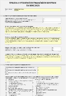 Zpráva o výsledcích finančních kontrol za rok 2025. Název organizace: Městská část Praha 21, IČO: 00240923. A) Zhodnocení přiměřenosti a účinnosti zavedeného s…