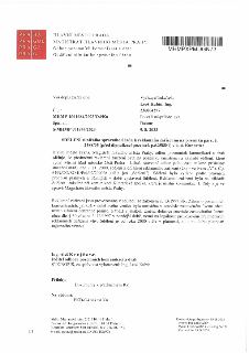 Úřední sdělení Magistrátu hlavního města Prahy, odboru pozemních komunikací a drah, ze dne 9. 8. 2023 (č. j. MHMP-1661684/2023/O4/Ku). Předmětem je sdělení k r…