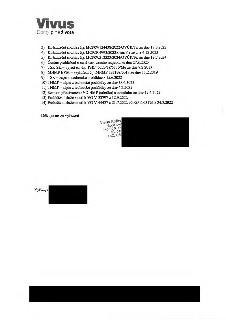 Seznam dokumentů společnosti Vivus: 3) Kolaudační souhlas č.j. MCP09/124438/2022/OVÚR/Fri ze dne 17.8.2022, 4) Kolaudační souhlas č.j. MCP/204993/2023/ovar/Fri…