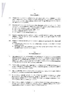 Část smlouvy obsahující články VI. a VII. Článek VI. 'Garant projektu' definuje roli garanta, podmínky pro jeho výběr (člen Komise kultury a sportu, Zastupitel…