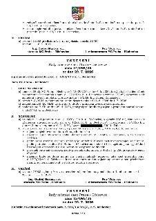 Dokument obsahuje dvě usnesení Rady městské části Praha – Běchovice ze dne 29. 7. 2026:

1. Usnesení č. 14/095/26 k pronájmu části pozemku parc. č. 1220/12 v k…