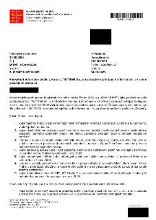 HLAVNÍ MĚSTO PRAHA, MAGISTRÁT HLAVNÍHO MĚSTA PRAHY, Odbor majetkových agend, Oddělení správy pozemků I. Váš dopis zn./ze dne: 21.09.2026. Č. j.: MHMP 953044/20…