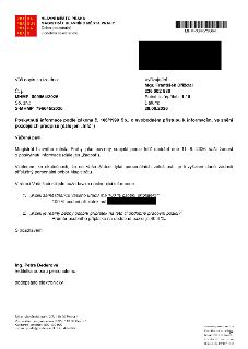 Úřední dokument Magistrátu hlavního města Prahy, odbor personální, ze dne 20. 8. 2026. Předmět: Poskytnutí informace podle zákona č. 106/1999 Sb., o svobodném…