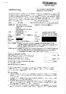Objednávka č. O42/2023/PRM, č. CES: OBJ/51/03/002422/2023. Datum: 20.6.2023. SML: 2351200114. Číslo VZ: K 56760881484. Objednatel: Hlavní město Praha, Mariánsk…
