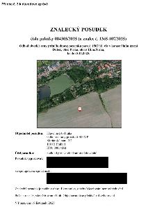 Znalecký posudek č. 084303/2025 (u znalce č. 1265-107/2025). Předmět: Odhad obvyklé ceny (tržní hodnoty) pozemku parc.č. 1502/18, v katastrálním území Dubeč, o…