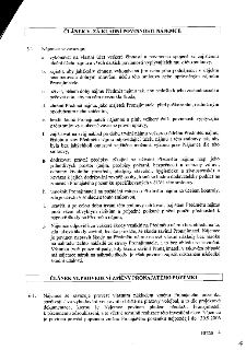 Strana 4 smlouvy obsahující Článek V. Základní povinnosti nájemce (body 5.1 a-j) a Článek VI. Provedení změny pronajatého pozemku (bod 6.1). Nájemce se zavazuj…