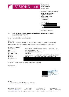 Dopis společnosti FABIONN, s.r.o. ze dne 30.5.2025 adresovaný Magistrátu hl. m. Prahy (Odbor územního rozvoje, Ing. Luboš Otradovec) o zpětvzetí žádosti o vydá…