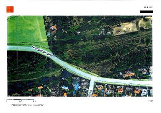 Ortofotomapa území s vyznačenými parcelními čísly a názvy ulic. Zobrazené ulice: Hornocholupická, Bočná. Datum v pravém horním rohu: 12. 8. 2024. Měřítko: 1 :…